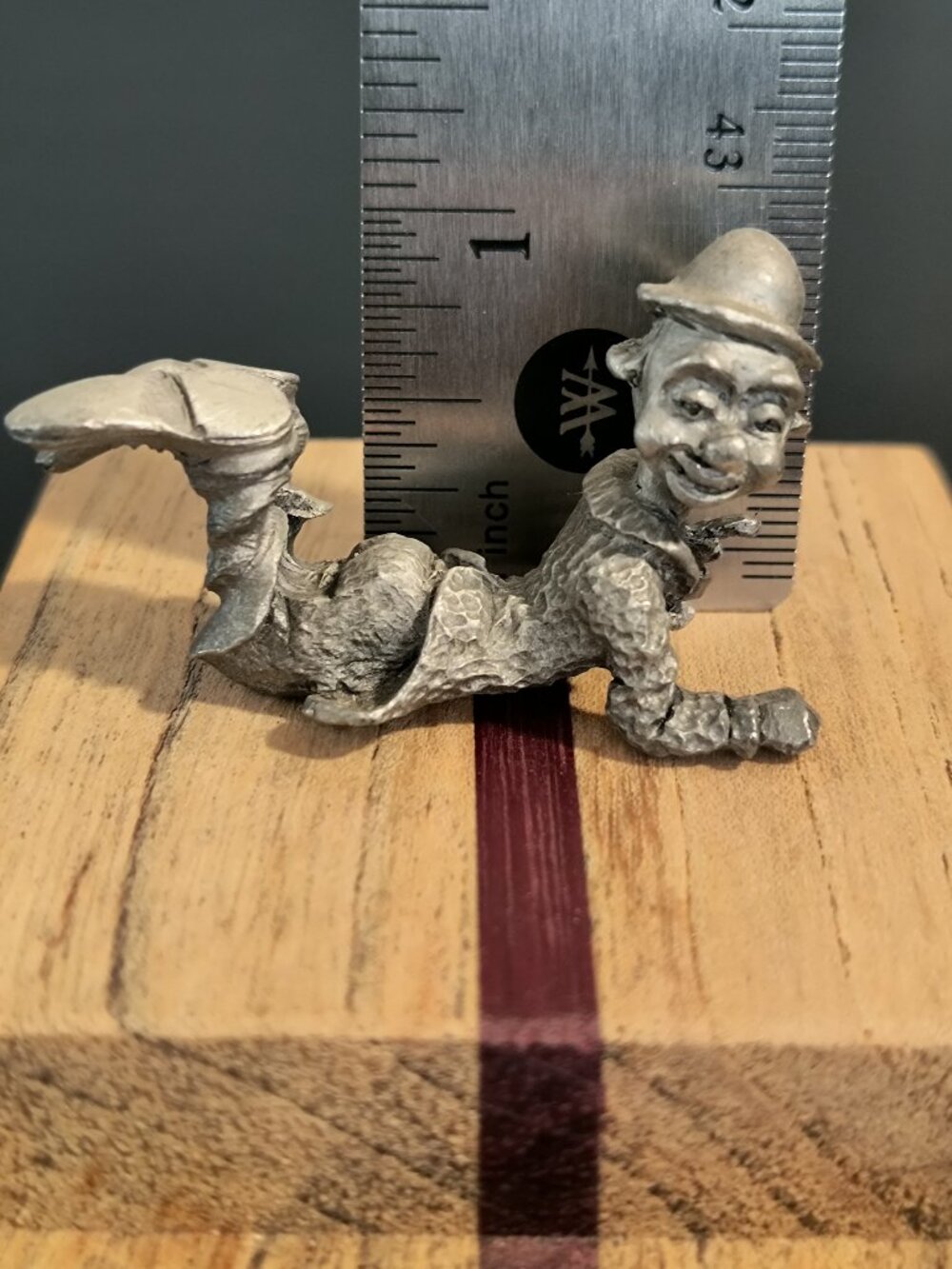 Vintage 1980 Spoontiques Pewter Circus Clown Figurine S758